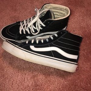 Vans black high tops